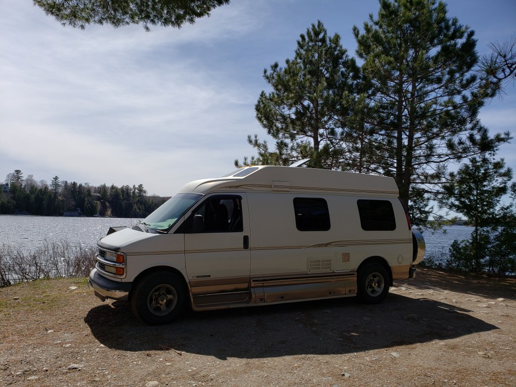 Picnic parking spot in Elliot Lake