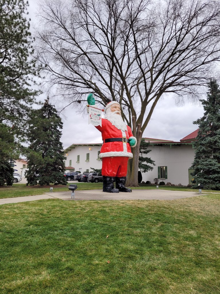 Santa at Bronner's Christmas Store
