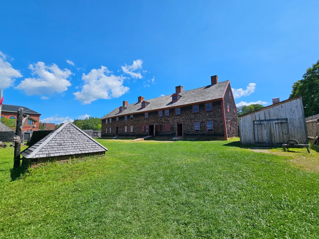 Main garrison building at Fort Western
