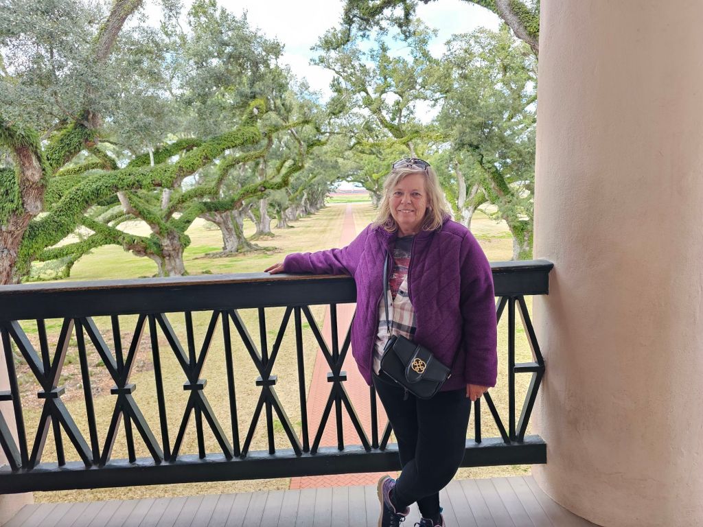 Myself on the balcony of the main house 