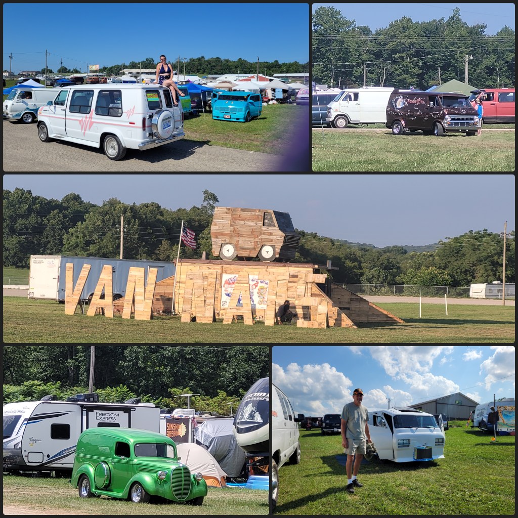 Custom vans at the 49th Nationals