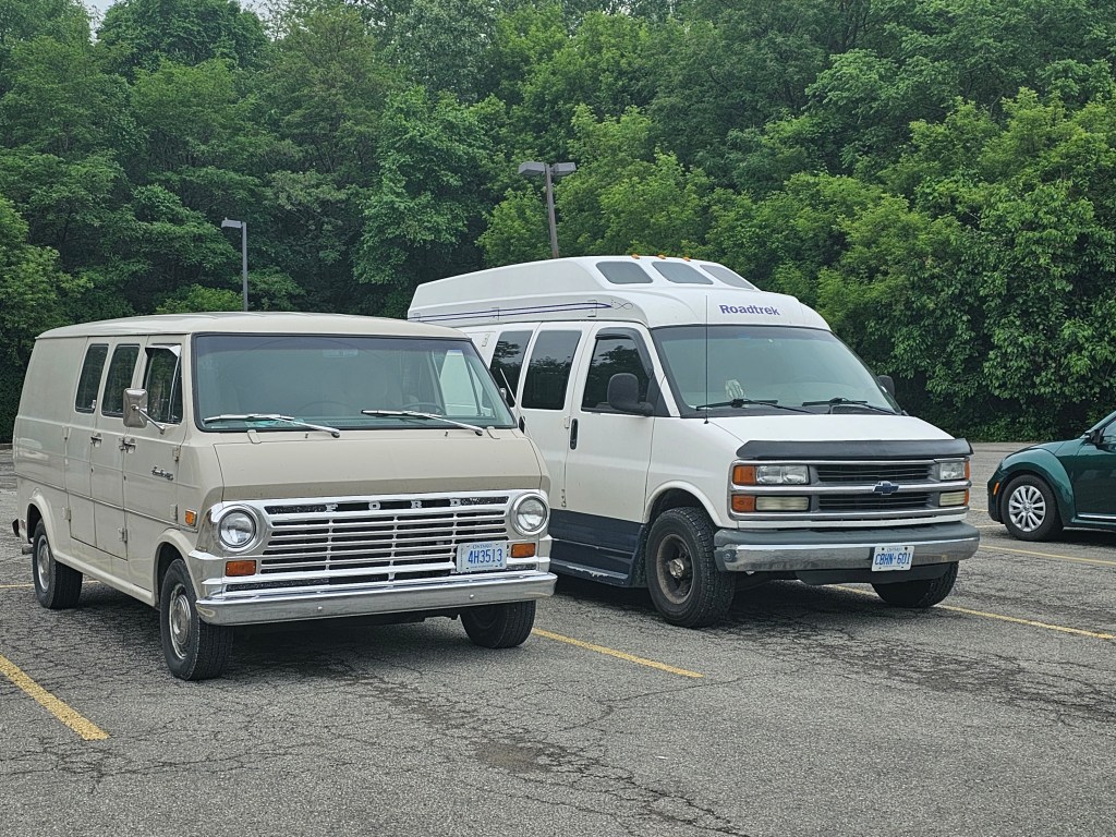 My two vans. One for vanning one for living