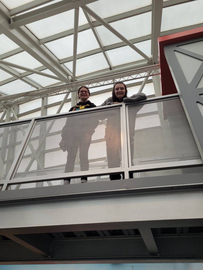 Maggie and Molly at the Planetarium 