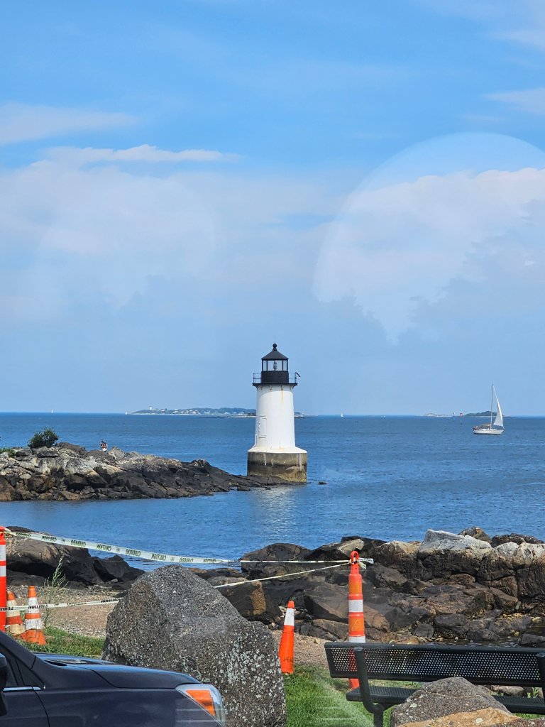 Lighthouse on Salem's waterfront