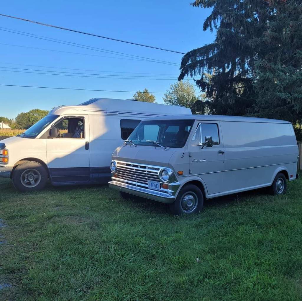My Roadtrek and My 1969 Econoline completing my RV Life