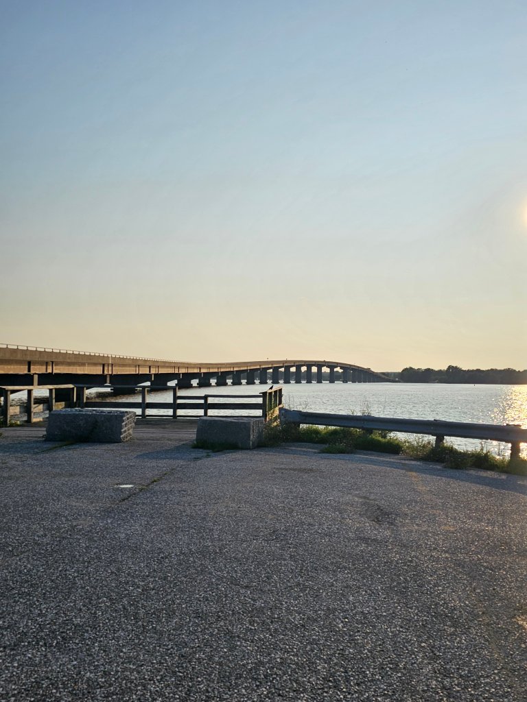The bridge crossing from New York into Vermont