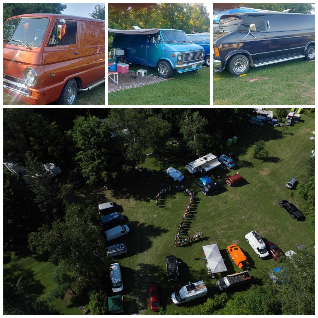 Vans and fun at Bogie Bash vanning
