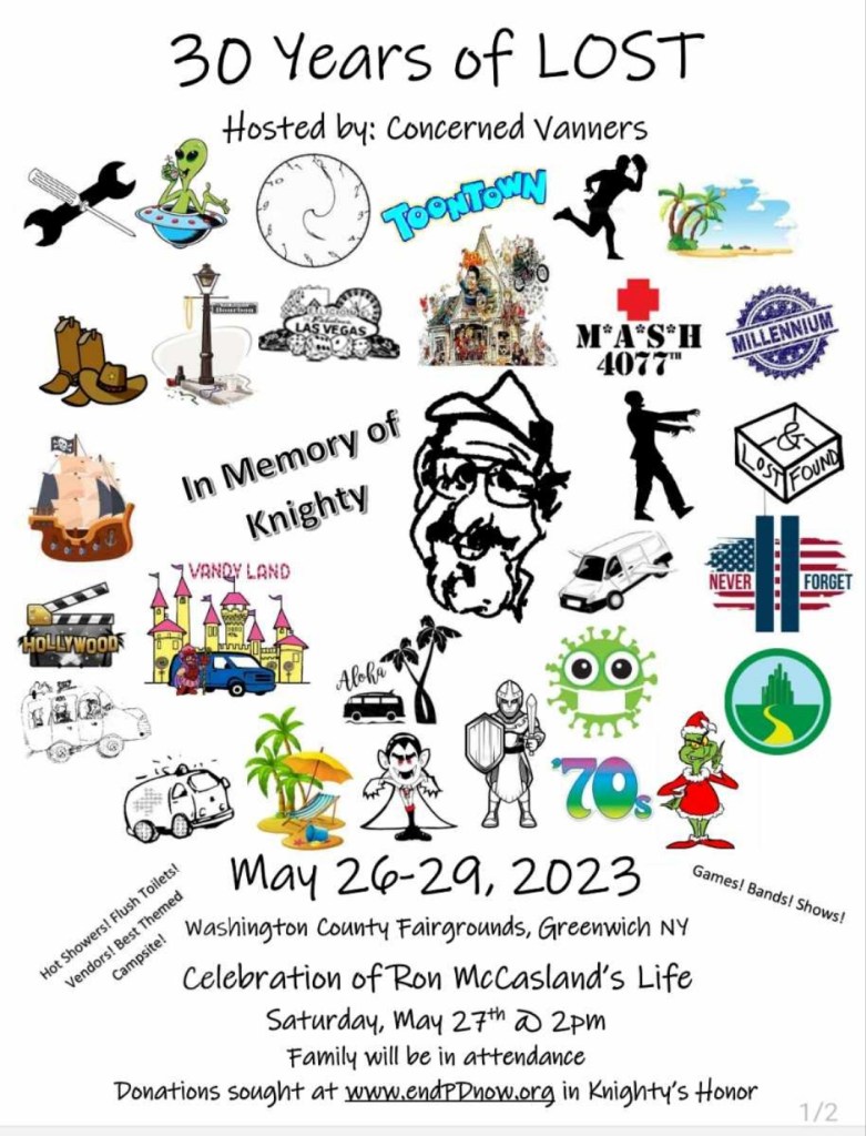 Lost in New York flyer for their event