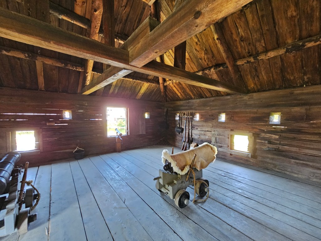 Cannons in the room of the main garrison