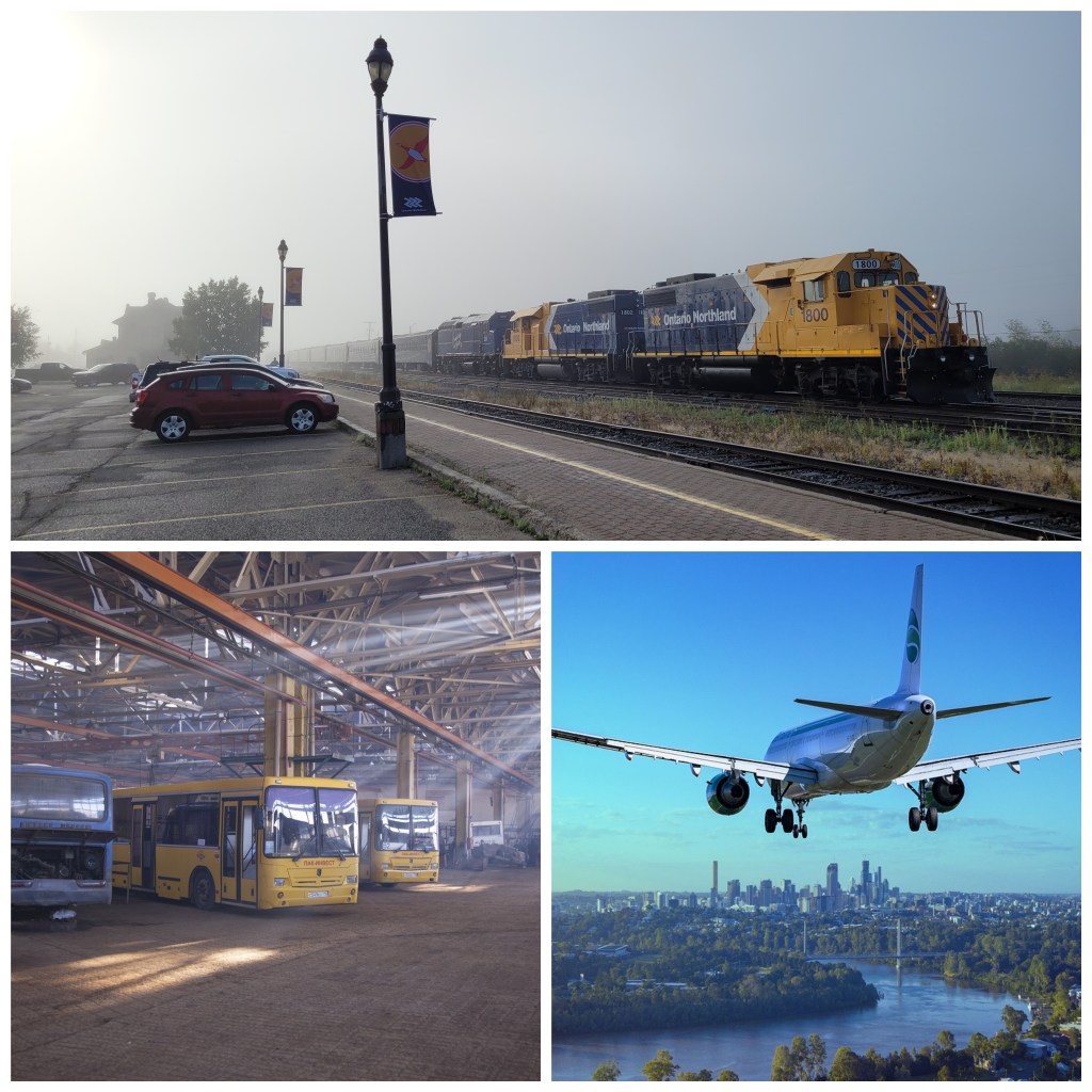 Modes of transportation to get to your travel destination