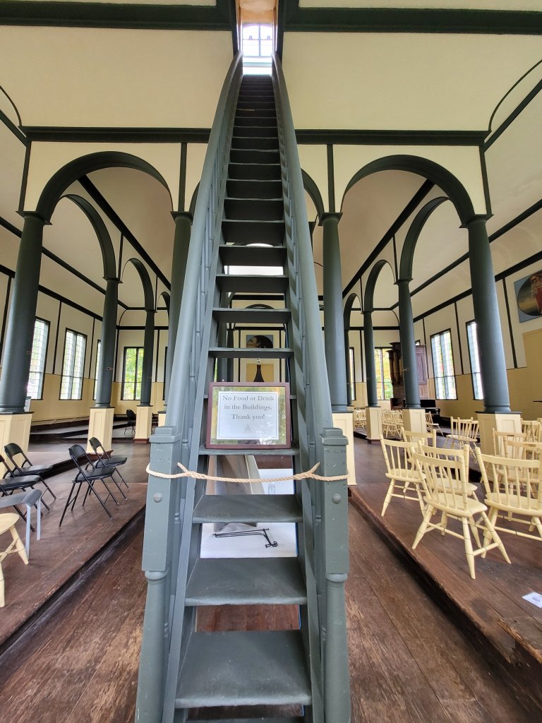 Stairs to the balocony