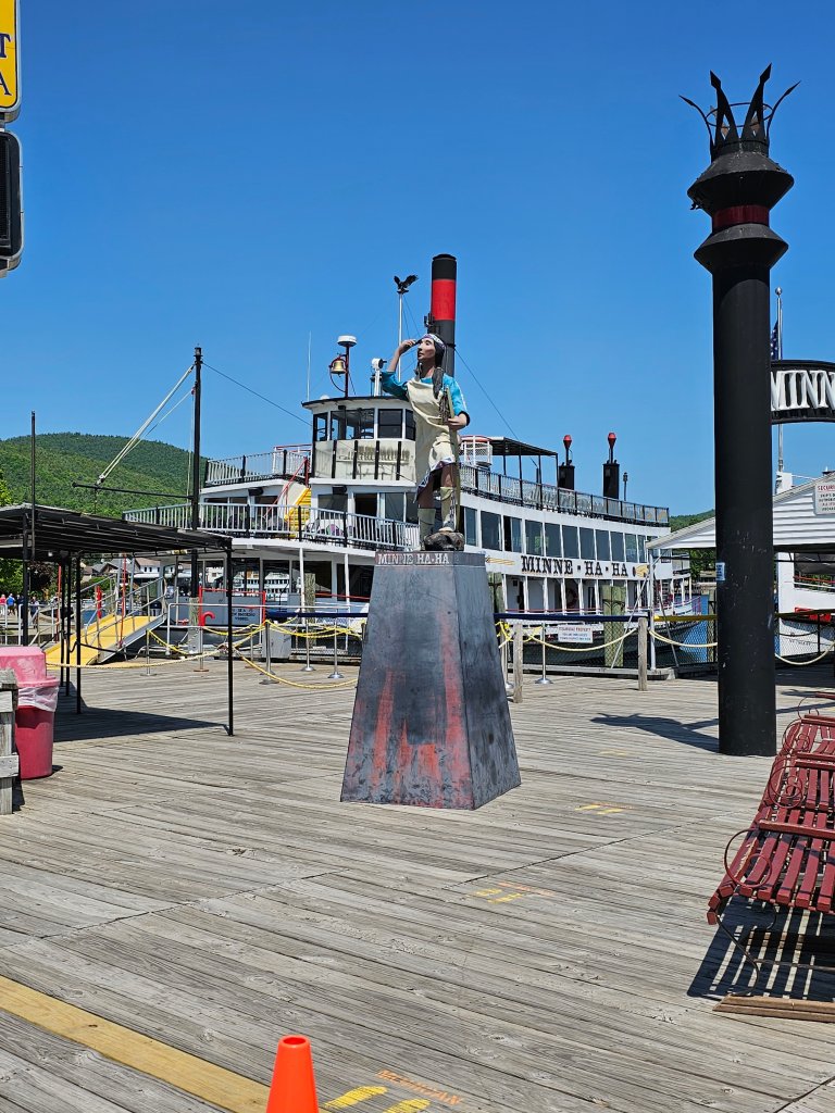 Lake George by the riverboats 