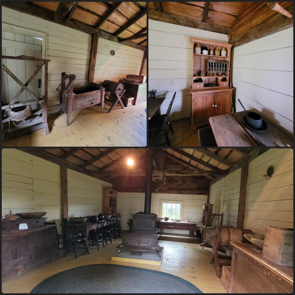 pictures of the interior of the cookhouse