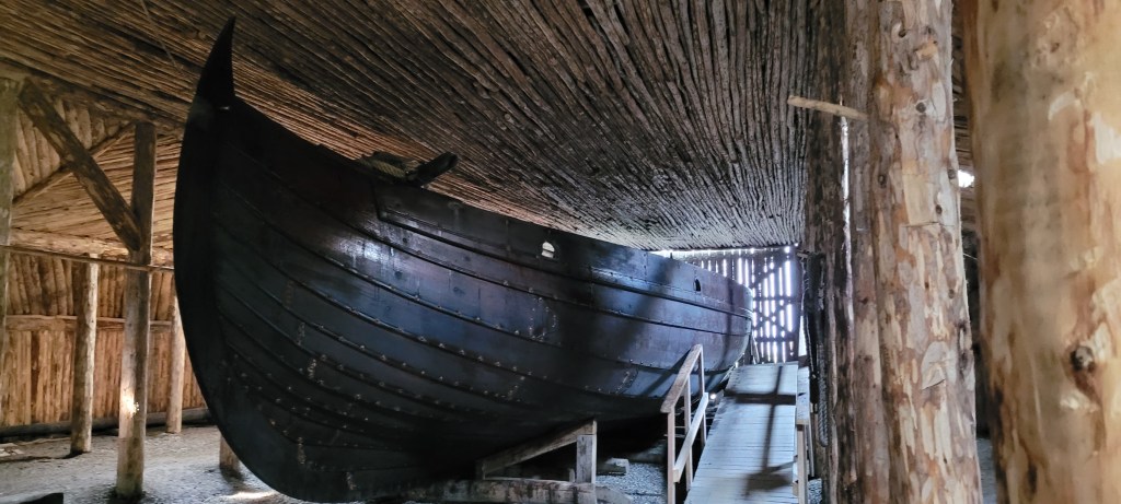 A Viking ship replica